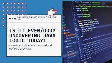 Java Program to Check Even or Odd Number | Beginner Java Tutorial