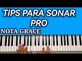 Tutorial usa notas de gracia y tus baladas y adoraciones  sonaran pro by samuel pia piano