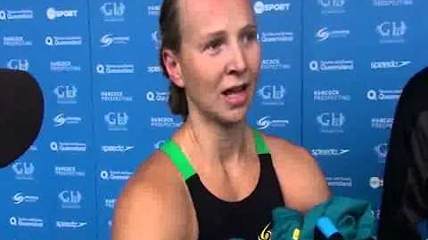 Melanie Schlanger 100 free prelim 2014 Pan Pacs