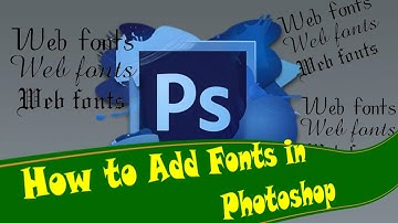 How to Add Fonts in Photoshop | Adobe Tutorial