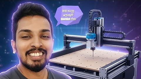 Arduino එකෙන් මම හදපු ලොකුම CNC Machine එක 🤩 | Full build + GRBL 