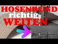 Hosenbund richtig weiten | Stoffhose | Nähen ist gut 😁