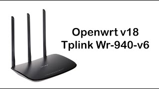 تنصيب ال Openwrt على راوتر تبلنك 940 v6