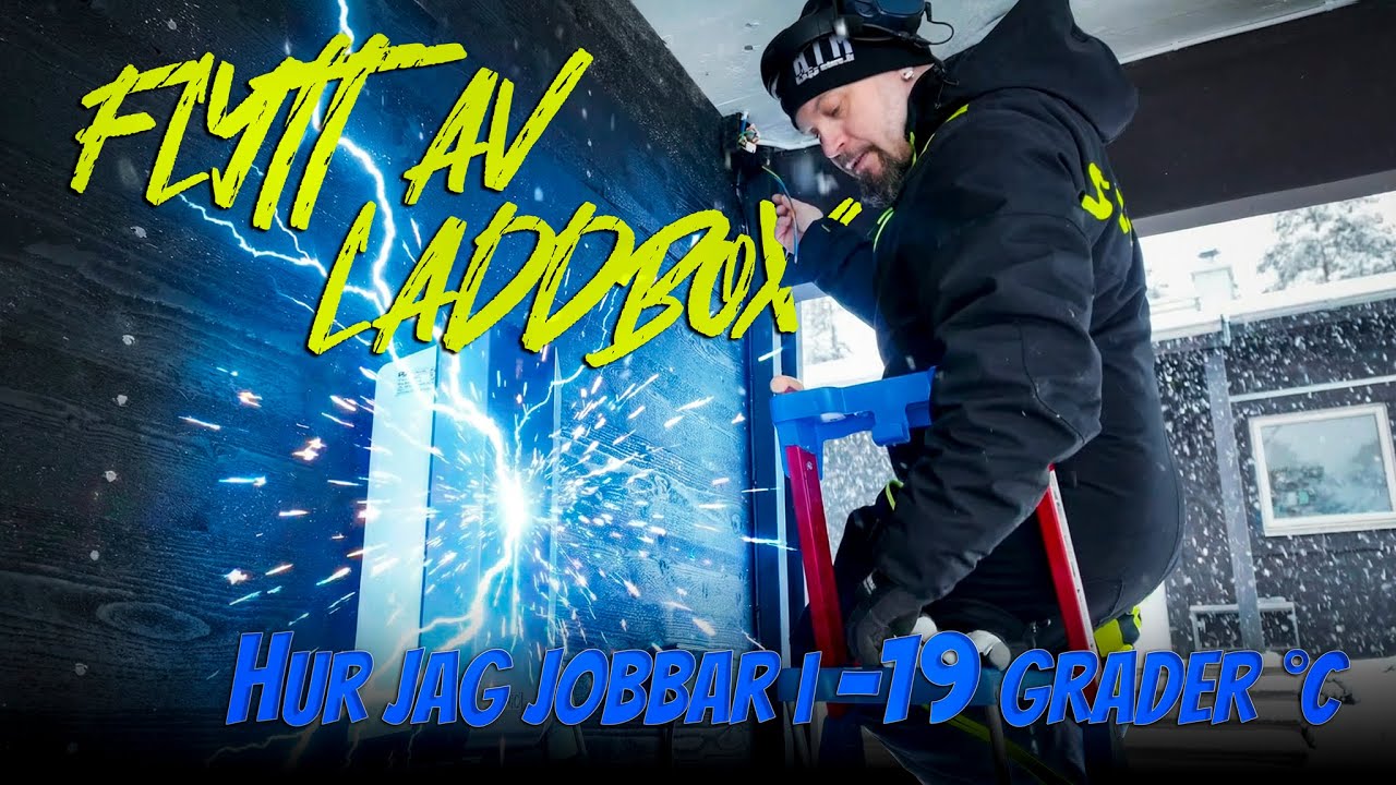 Flyttar laddbox – mer jobb än kunden trodde