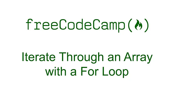 Iterate Through an Array with a For Loop - Free Code Camp