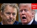 'That's Not Justice': Rand Paul Confronts FBI Director Over 'Bias' In Trump 2016 Investigation