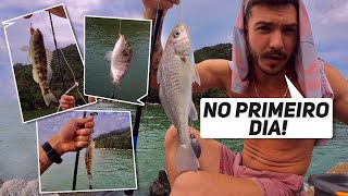 COMPREI MEU PRIMEIRO KIT DE PESCA E DESTRUÍ NA PESCA | Tutorial Dia 01 - Balneário Camboriú