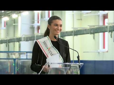 Miss Italia Francesca Bergesio all'Alstom per dire «Basta» alla violenza
