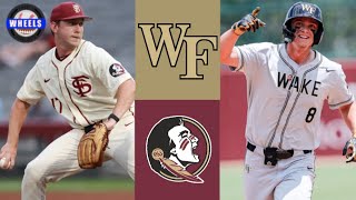 #1 Wake Forest vs Florida State Highlights (Game 2) | 2023 College Baseball Highlights