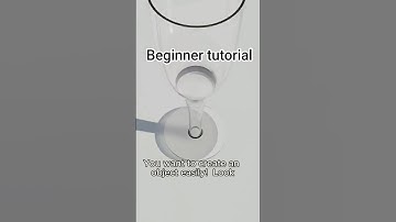 How to Make a Realistic Glass in Blender (1 Minute Tutorial) #music #blender #tutorial #timelapse