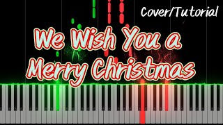 We Wish You a Merry Christmas (Piano Cover/Tutorial) | Sheet Music + MIDI file