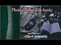 Photography ideas at home using books | Free lightroom presets | Creative mobile photography ideas