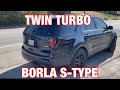 2016 Ford Explorer Twin Turbo 3.5L V6 DUAL EXHAUST w/ S-Type Borla Exhaust System!!