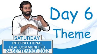 Intersectional Deaf Communities | IWD | Day-6 Theme