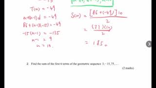 Chapter 21 Sum of Arithmetic and Geometric Sequences Page 1