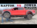 Raptor vs Power Wagon 2022 Comparison 4x4 OffRoad Ford vs Ram RTI Ramp Test