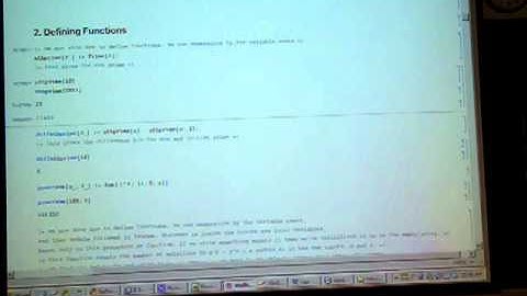 Mathematica Introduction Lecture - Steven J Miller - Williams College
