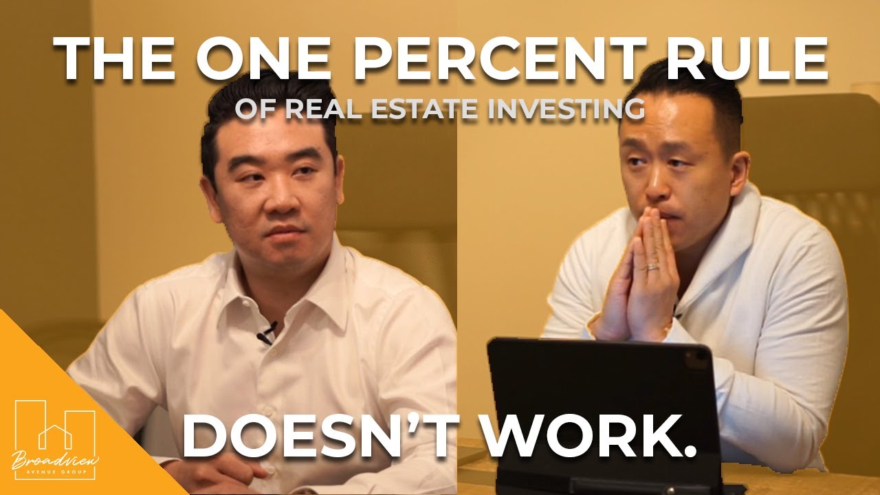 WHY THE 1% RULE of real estate investing DOESN'T WORK...