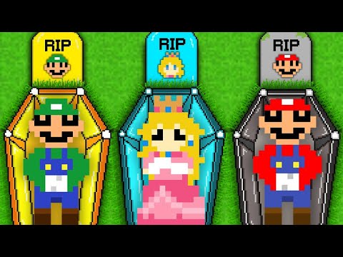 R.I.P Mario, Luigi and Peach in maze mayhem | RICH VS POOR R.I.P | Game Animation