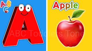 ABC phonics song | phonics sound of alphabet | letters song for kindergarten | A for apple | ABC