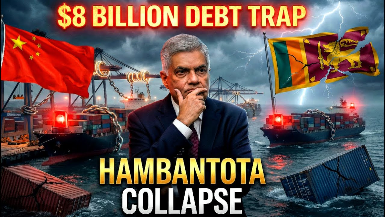 Sri Lanka's Hamantota Port Debt Trap: How China's $8 Billion Loan Caused Total Collapse