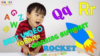 In this toddler learning video for kids and children, salai, a 2-3
year old is having fun aphabets (abc) phonics. year...