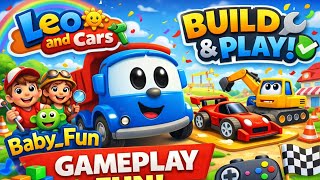 Leo and Cars Gameplay - Fun Car Building Game Kids Game Play!#LeoAndCars #KidsGame #Gameplay screenshot 1