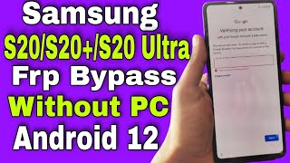 Samsung A20s Frp Bypass Android 11/12 Without PC, New Method 2023