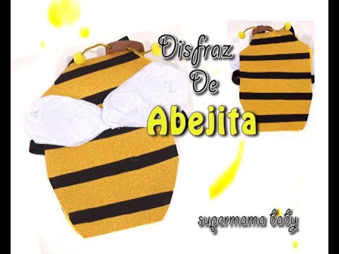 COMO HACER UN DISFRAZ DE ABEJA CON GOMA EVA 