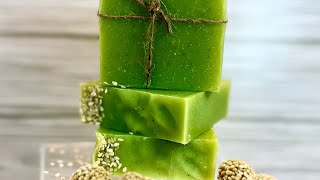 Natural CUCUMBER and MINT Handmade Soap Bars