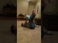 Caleb playing with O Bibi