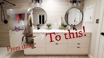 FUNCTIONAL SIMPLICITY IN BATHROOM DESIGN | BATHROOM REVEAL | BATHROOM TOUR