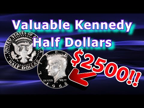 Rare 1968 Kennedy Half Dollar Varieties : 1968 S Proof Half Dollar Coin Worth Money