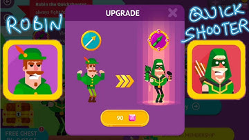 Bowmasters Robin Upgraded to Robin The Quick Shooter