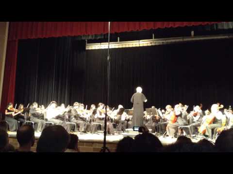 Region 18 middle school philharmonic orchestra plays Portal Gates by Larry Clark