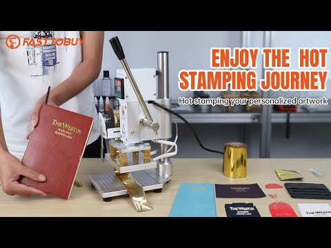 Hot Foil Stamping Machine Beginner How-to Guide for DIY