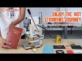 Hot foil stamping machine beginner howto guide for diy lovers