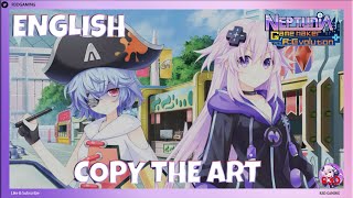Neptunia Game Maker Gameplay Chapter 3 - Copy the Art Boss Fight (VERY Underpowered)