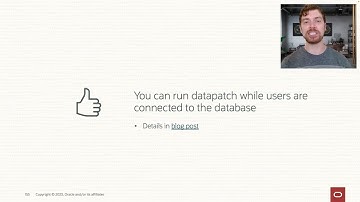 Understand how to patch Oracle Database with Datapatch
