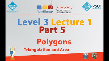 Polygons | Level 3 Lecture 1 Part 5 - JCPC Summer Training 2018