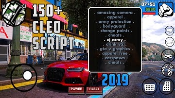 150+ cleo scrpit gta san andreas  | New cleo script  gta san andreas 😊😊  for android
