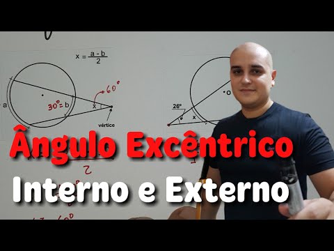 Vídeo: Qual é o ângulo externo de um círculo?