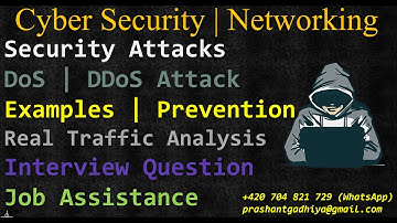 DoS DDoS Attack  | Cyber Security | CEH | VAPT | Networking | CCNA Interview Question | Professor