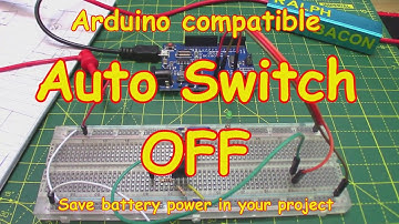 #123 Arduino Auto Shutdown (and switch off)