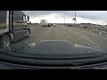 driver brake checks semi.