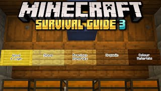 Setting Up Your Storage Room! ▫ Minecraft Survival Guide ▫ Tutorial Let's Play [S3 Ep.8]