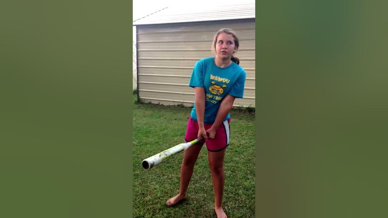 How to hit a low pitch in softball. YouTube