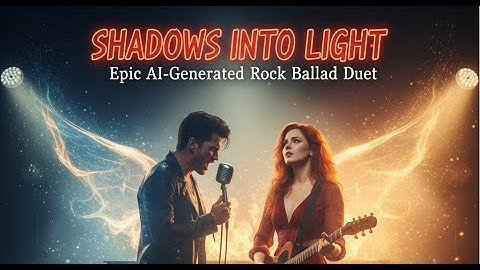 VibeCraftS - Shadows Into Light | Epic AI-Generated Rock Ballad Duet (Official Music Video)