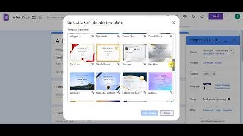Automatically Generated Course Certificates via Google Add On (Certify