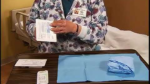 Free Nursing Video Lecture Sterile Technique  Adding Items to Sterile Field 9